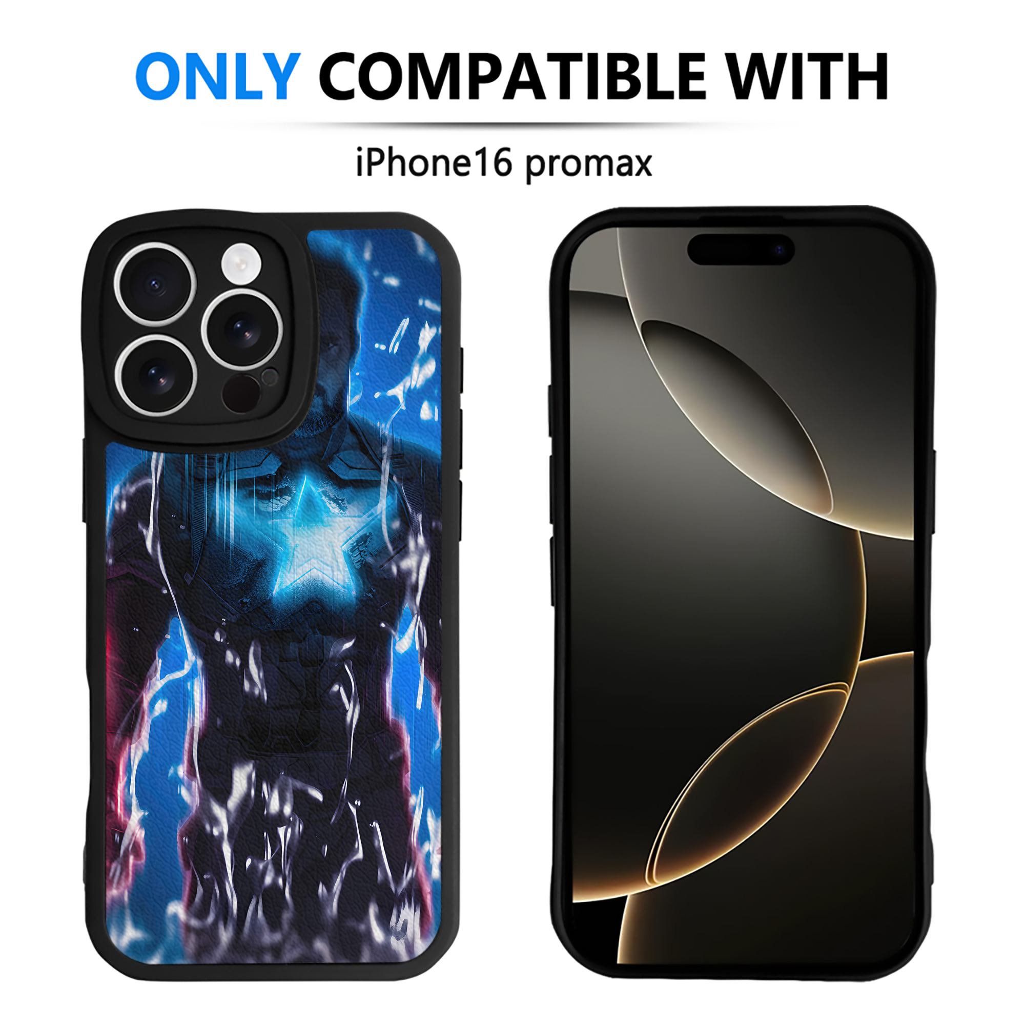 （画像用） アベンジャーズ The Avengers 【iPhone 16シリーズ対応】シリコンスマホケース（レザー調） 材質：シリコン